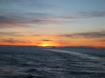 Sun set in the Westman (Westmannaeyjar) Islands